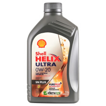 壳牌（Shell）全合成机油 超凡灰喜力Helix Ultra 0W-20 SN 灰壳 1L